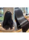 髪質改善　【酸性ストレート】　縮毛矯正とは違う柔らかとツヤ