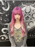 ピンク×インナーホワイト