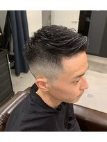 クフィア メンズヘアー カンポ 難波店(CUFFIA MEN'S HAIR CAMPO)&nbsp;ウェイブアップ　フェードスタイル
