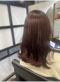 #ピンクブラウン#イルミナカラー#春カラー
