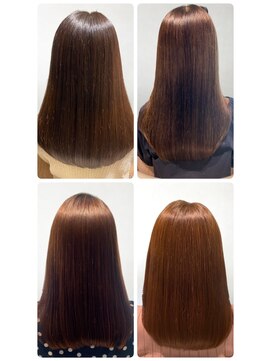 美容室フルール 20代30代40代髪質改善トリートメント艶感ストレート透明感