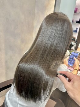 アン 流山おおたかの森コトエ店(un)の写真/髪質改善オージュア認定サロン/ソムリエ在籍☆仕上がりの効果を実感できる最高級Tr♪酸熱トリートメント◎
