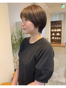 クラフト ヘア デザイン(CRAFT HAIR DESIGN) 【CRAFT渡邉】大人マッシュショート / オリーブベージュ