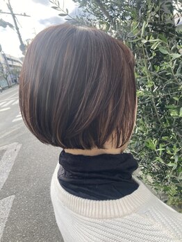 リリィ(LILY)の写真/お洒落に白髪カバー♪トレンドの白髪ぼかし・ハイライト対応◎髪・頭皮に優しいカラーで理想のスタイルに☆