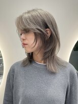 ソル 栄矢場町(SOL)&nbsp;ウルフカット/オリーブベージュ/透明感カラー/シャギー