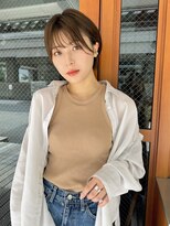 シェルター バイ トウキョウ(Shelter by TOKYO)&nbsp;ヘルシーボブ/透明感オリーブグレージュ