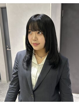 リアン バイ キートス(Lien by kiitos) グレージュ/レイヤーカット/ザクザクレイヤー