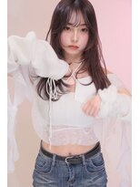 キング 高槻(K!ng)&nbsp;ハイライトカラーミルクティーベージュレイヤーカット