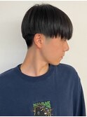 【メンズ 松戸 岩口】ブルーブラックツーブロマッシュショート