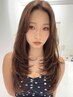【平日限定】似合わせレイヤーカット+大人髪艶カラー　明るい白髪染め◎　