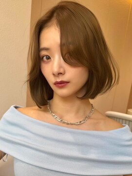 サンドイエナ 横浜店(sand yena) 暗めカラー/姫カットレイヤー/マロンベージュ/くすみベージュ