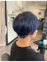 クレイル(CREYLE)&nbsp;刈り上げショート×ブルーカラー