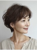 白髪ぼかし脱白髪染め白髪ぼかしハイライト40代50代60代
