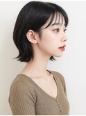 ひし形くびれショートカットレイヤー黒髪ボブp2越谷20代30代40代