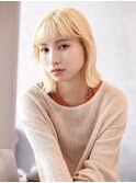 ■韓国風/金髪/ブリーチオンカラー/オン眉/HARBORS鎌倉5-6