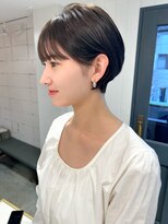 レトン 銀座(leton)&nbsp;オリーブグレー/ショートボブ/ショートカット/小顔/銀座