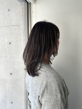 透明感ハイライト×レイヤースタイル