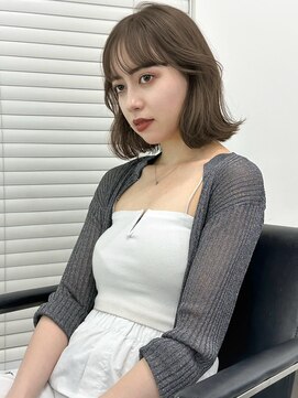 バレット 表参道(VALETTE) 透明感グレージュ×ボブ