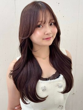 ビーチ(BEACH) ミディアムレイヤーカット 大人ガーリー 似合わせカット 韓国