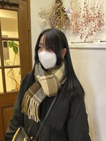 ジル ヘアデザイン ナンバ(JILL Hair Design NAMBA)&nbsp;暗髪 × 姫カット♪/艶髪/韓国ヘア/ブルージュ/髪質改善