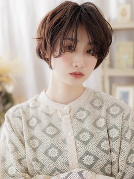 カバーヘア ブリス 志木南口駅前店(COVER HAIR bliss) 前髪パーマフェザーショート抜け感カジュアルc7志木20代30代40代