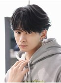 曲がる縮毛矯正でつくるナチュラル2wayセンターパート
