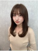 大人ガーリー/似合わせカット/ミディアムレイヤーカット/銀座