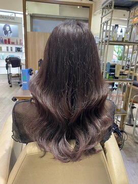 コトナ 越谷店 10代20代30代モテ髪王道ロングヘアラベンダーグレージュ【越谷】