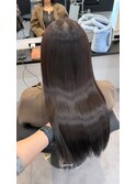 髪質改善カラー chocolate brown
