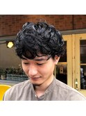動きのあるメンズパーマスタイル