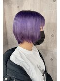 【MIRAC町田店河原崎】パープルグラデーションショート