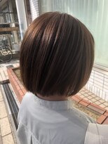 アヴァンス 深井店(AVANCE.)&nbsp;パールグレージュ×ショートボブ