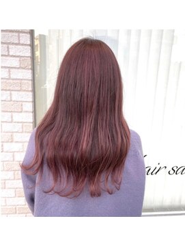 ヘアサロン キュー(hair salon Q) ピンクカラー