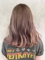 アイティーバイアルバム 八王子店(IT by ALBUM) ラベンダーグレージュ_外ハネボブセクションカラーュ_ba405291