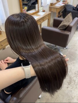 シェノン 西梅田(CHAINON) 前髪/グレーベージュ/アッシュカラー/髪質改善/レイヤーカット