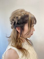 ヘアセットグラデーション