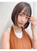 イメチェン/ハッシュカット/レッドブラウン[名古屋栄駅]