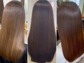 シエル (CIEL)の写真/【アナタ史上最高の艶◎】TOKIO縮毛矯正でダメージレスな艶髪に◎縮毛矯正+カット¥9500～【天六】