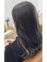 ティエル(TieLu)&nbsp;ゆるふわ×インナーカラー×ソフトグレージュ