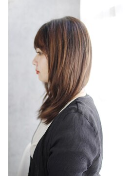 シュシュット(chouchoute) 吉祥寺2分姫カットシアーカラーセミディ美髪質改善ストカール132