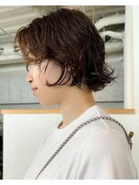 カフ(CAF) CAF 照下 ニュアンスパーマ ボブ カール 大阪