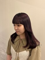 ヘアデザイン アクスト 西宮北口本店(HAIR DESIGN axt) ☆10代20代に人気カラーワインレッド!大人可愛い雰囲気に