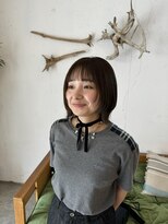 シーバイサイン(sea by Sign)&nbsp;顔周りレイヤー/オリーブカラー