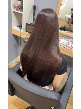 スリーク バイ ロイ 円町本店(sleek by roy) 髪質改善とアッシュベージュ。