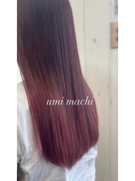 ウミマチ(umi machi) umi machi ボルドールビーグラデーション　2024/10/9