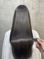 ユアーズヘア 神楽坂店(youres hair)&nbsp;艶ロンググレージュ/大人艶ロング/ロングヘア/髪質改善