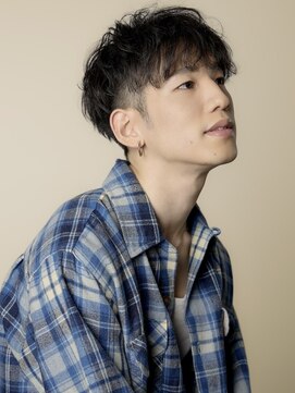 エンタク 新宿(enntaku) マロンベージュ/Aラインボブ/かきあげ/インナーカラー[新宿駅]