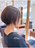大人丸みショート◎お首も細く綺麗に