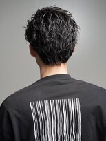 リップスヘアー 銀座(LIPPS hair)&nbsp;黒髪ツイストオールバックヘア