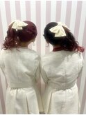 ガーリースタイル/心斎橋/ヘアメ/セットサロン